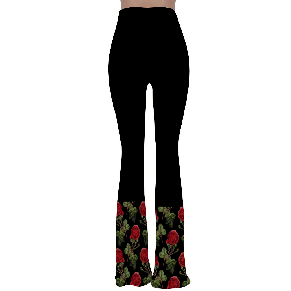 Floral Flare Pants