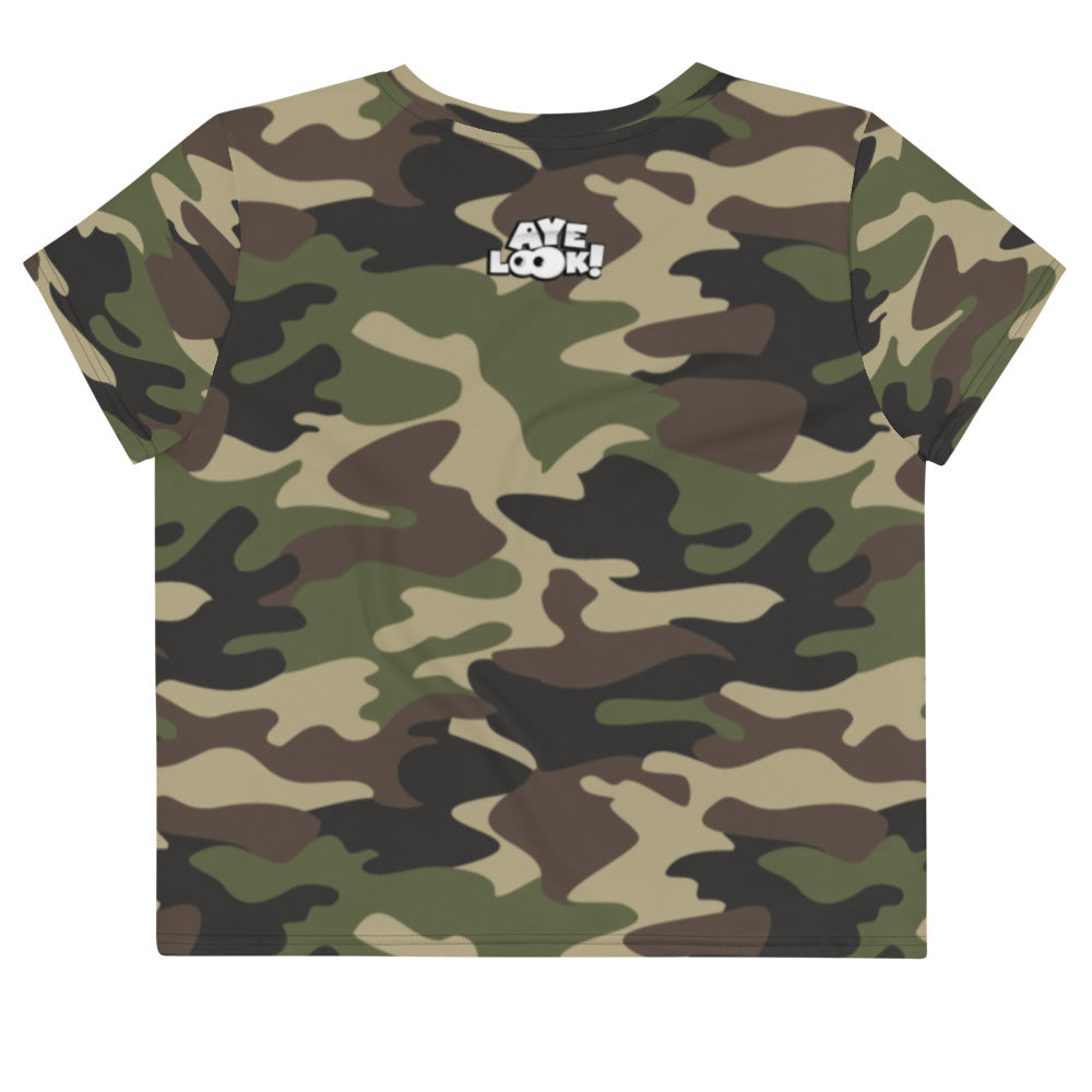 Camo Crop Top