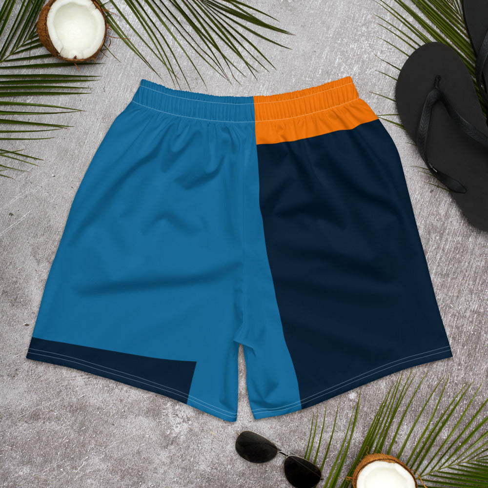 Blue Athletic Long Shorts