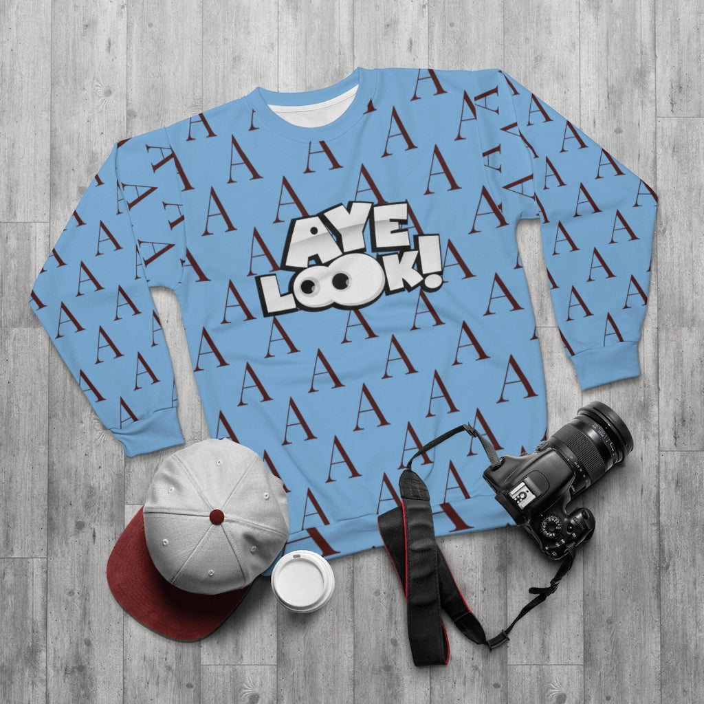 AyeLook Luxe Sweatshirt Skyblue
