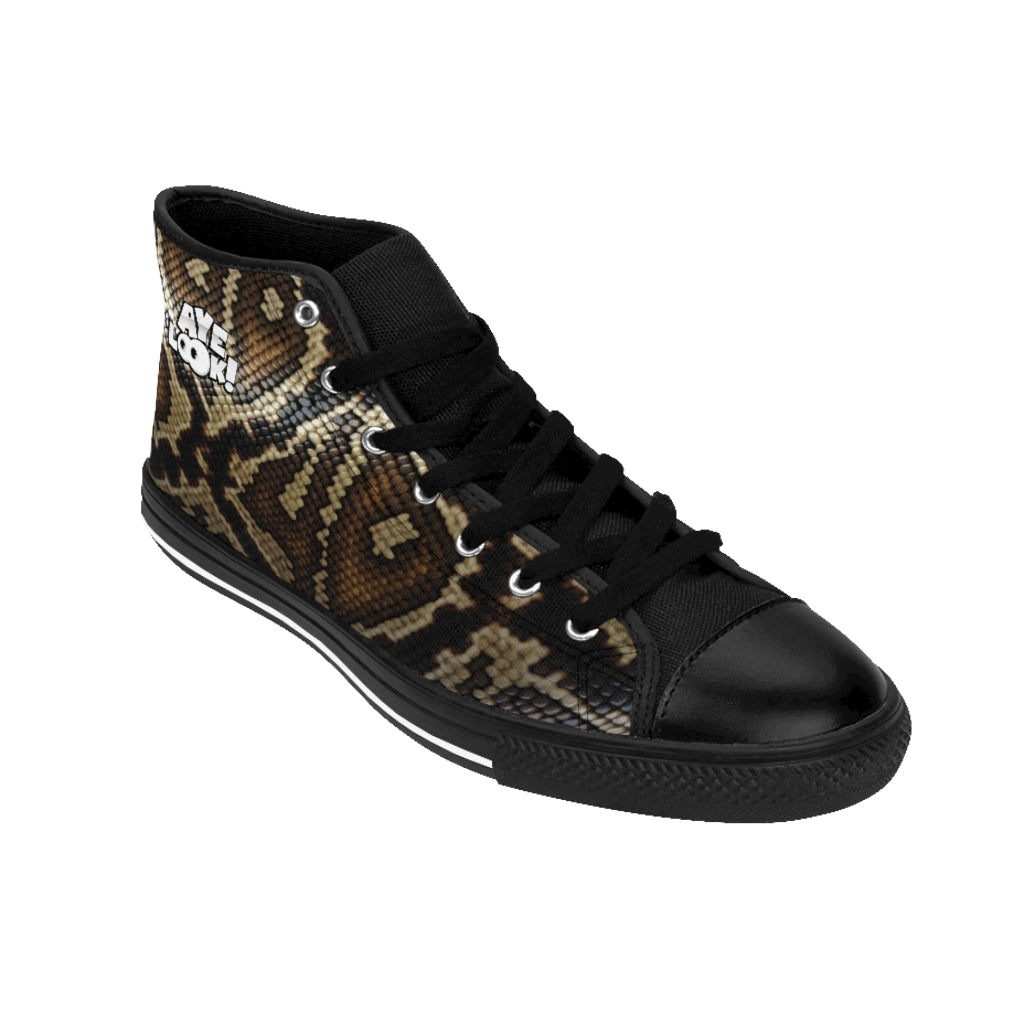 Men's Snake Skin Sneakers