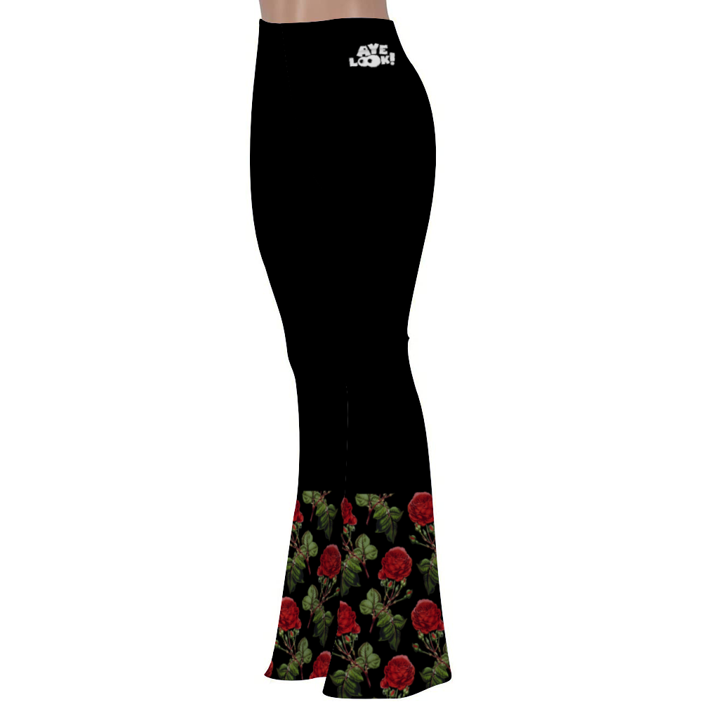Floral Flare Pants