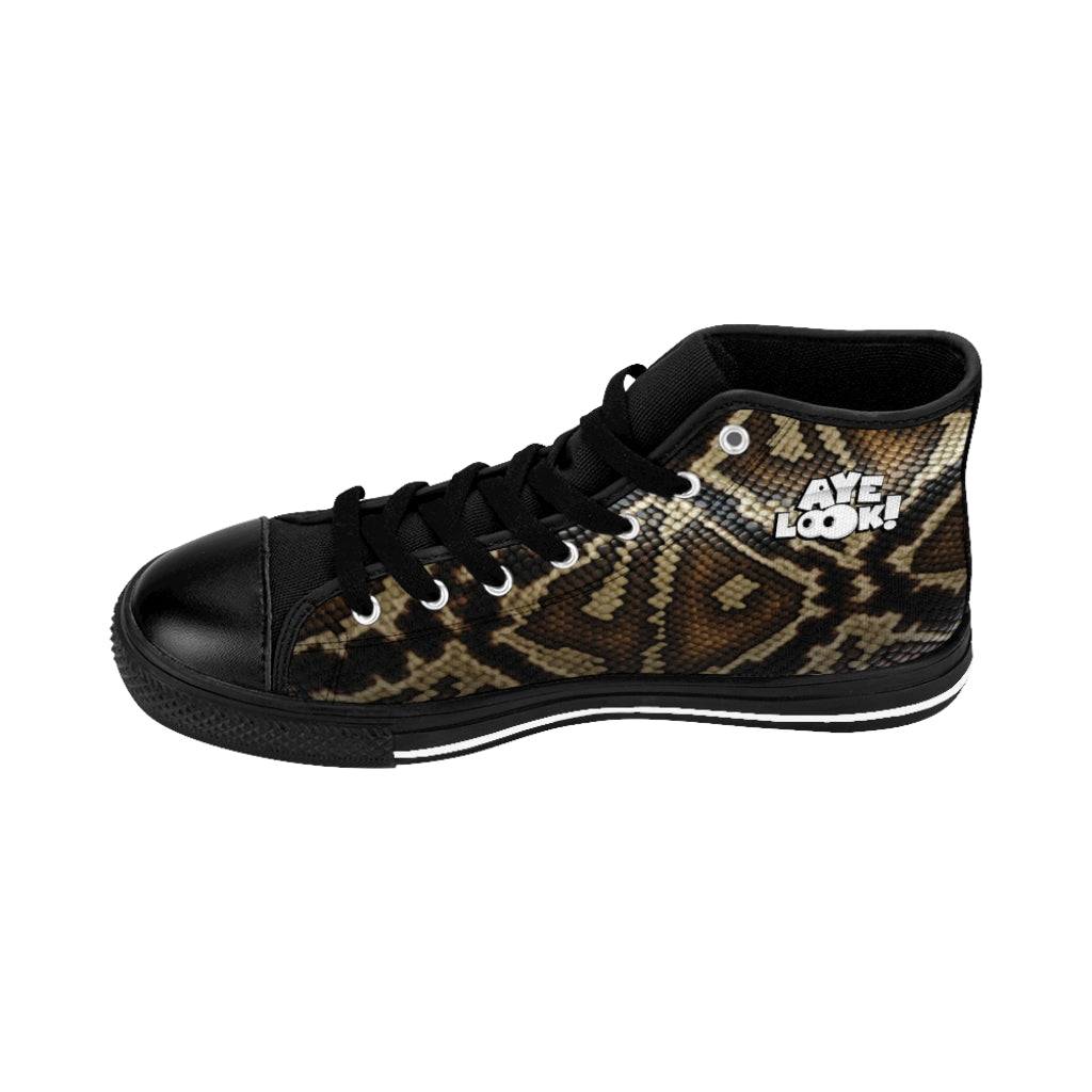 Men's Snake Skin Sneakers