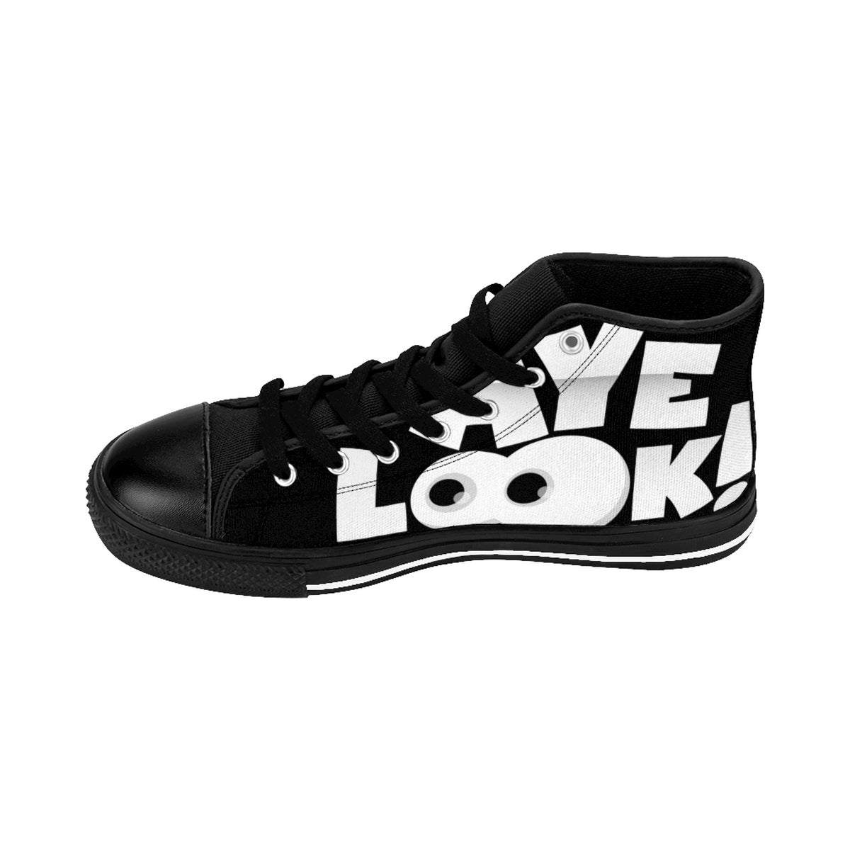 Men's Black High-top Ayelook Sneakers