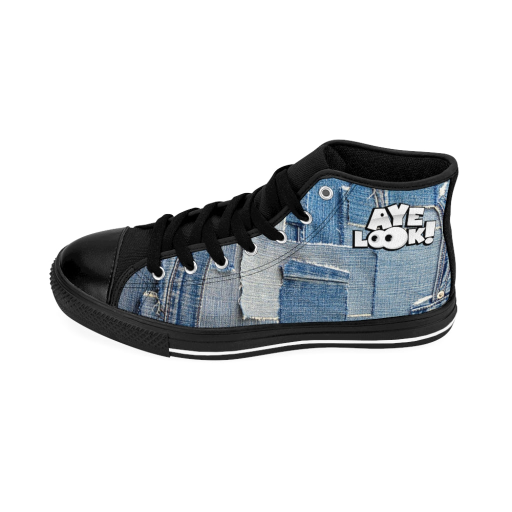 Men's High-top denim Sneakers