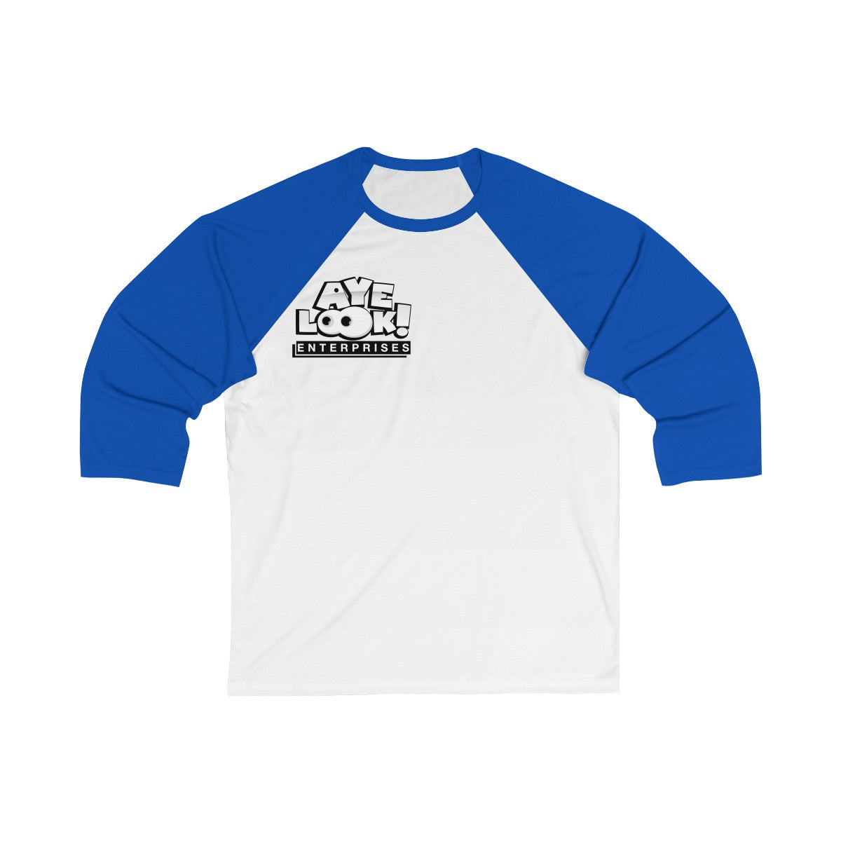 Ayelook Mens/Women 3/4 Sleeve Baseball Tee