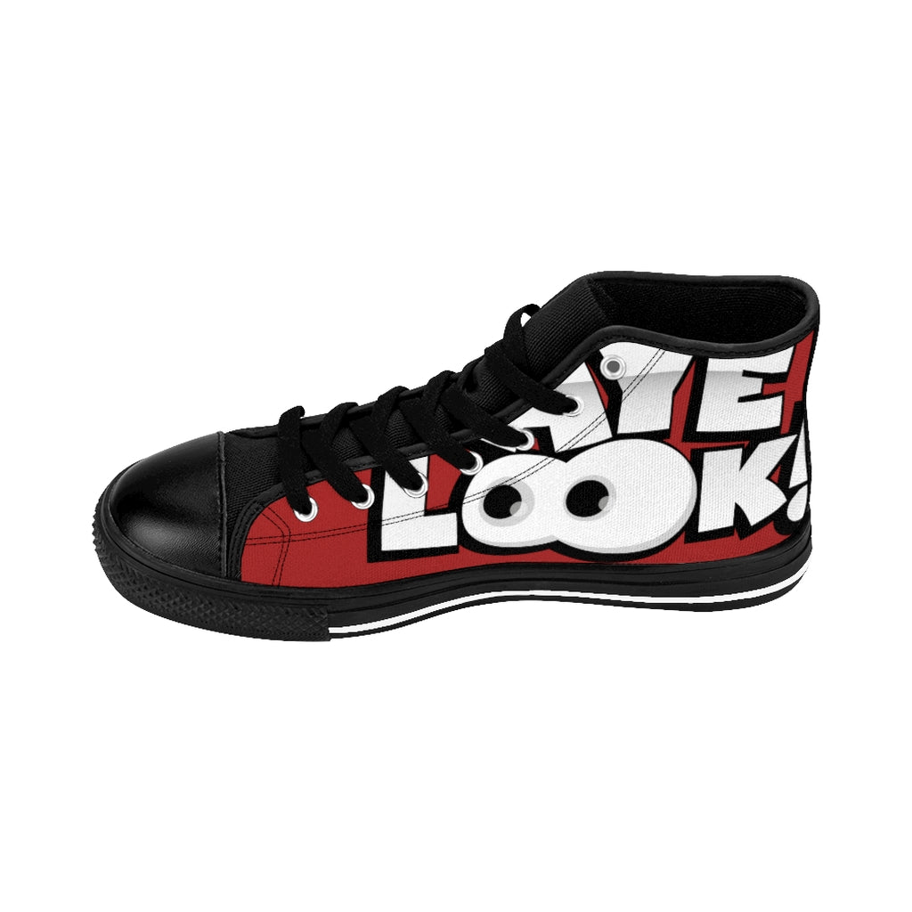 Men's Red High-top Ayelook Sneakers