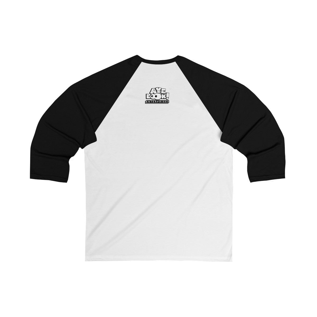 Ayelook Mens/Women 3/4 Sleeve Baseball Tee