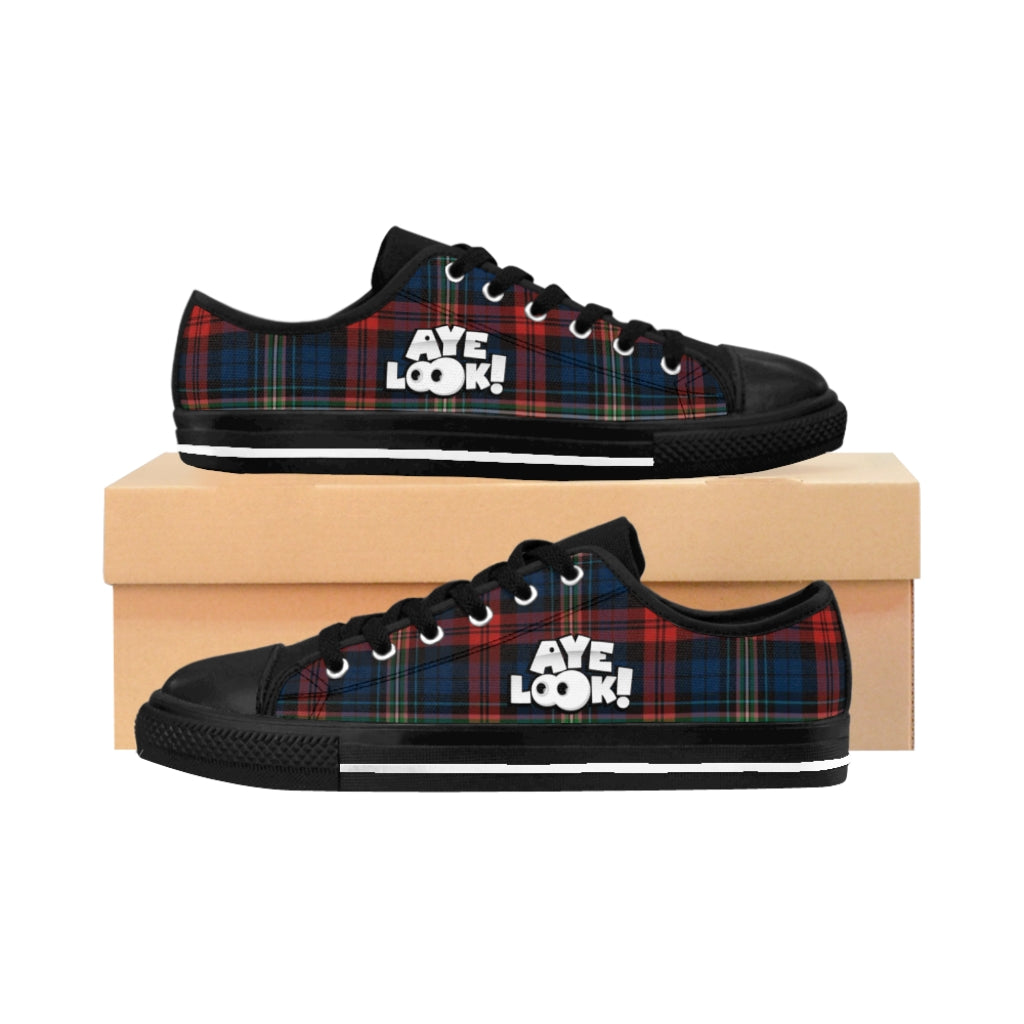 Women's Plaid Sneakers