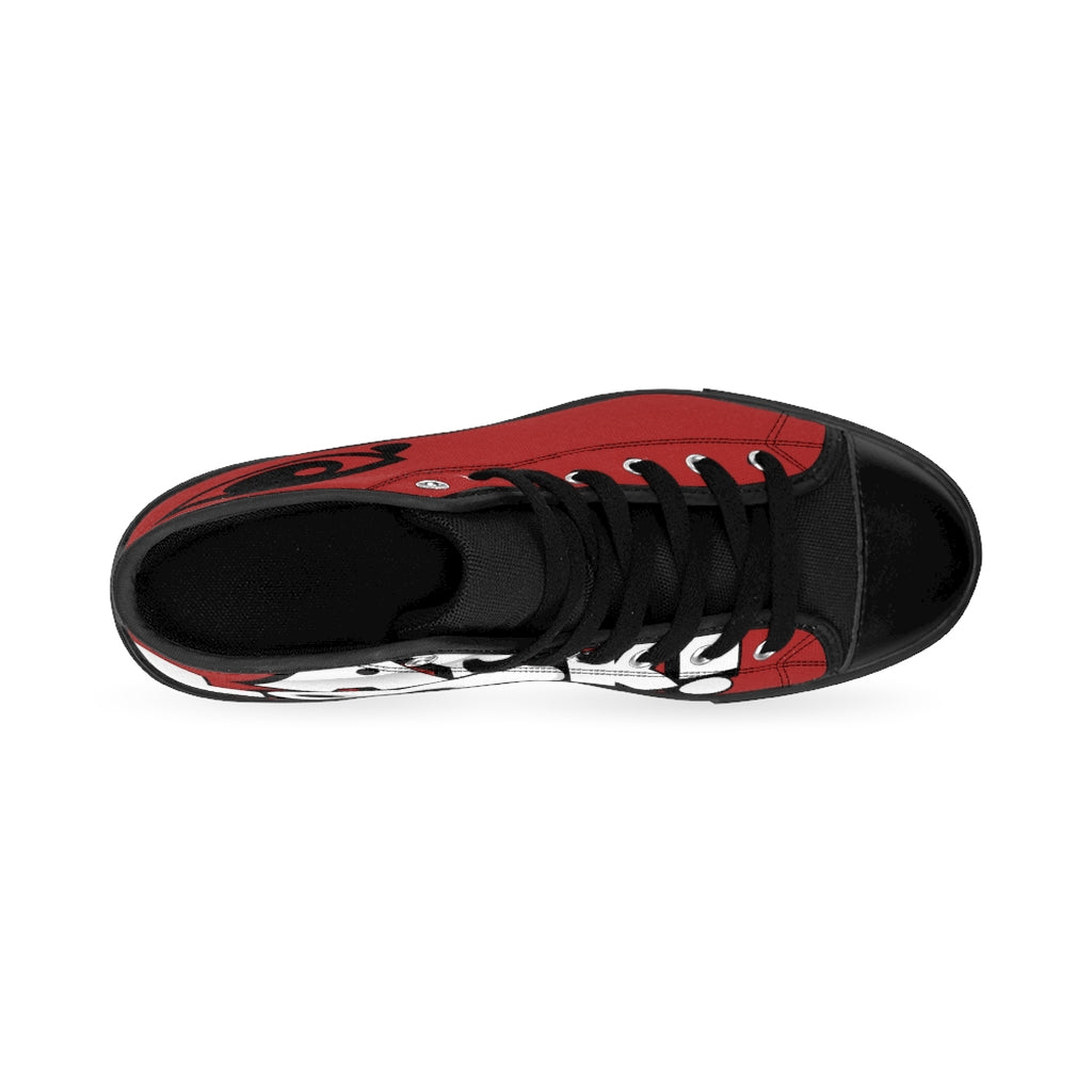 Men's Red High-top Ayelook Sneakers