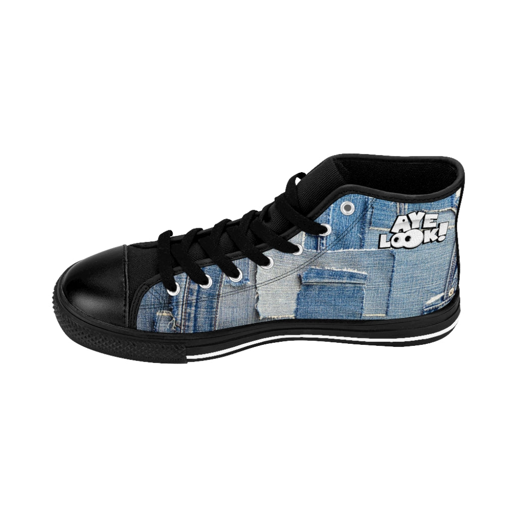 Men's High-top denim Sneakers