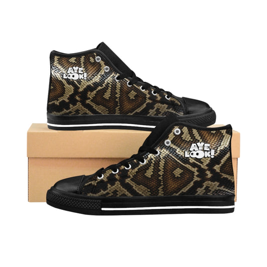 Men's Snake Skin Sneakers