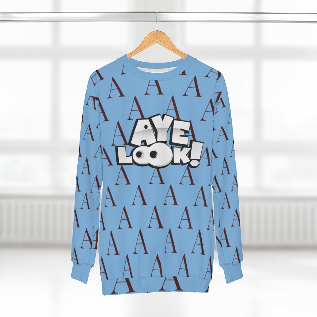 AyeLook Luxe Sweatshirt Skyblue