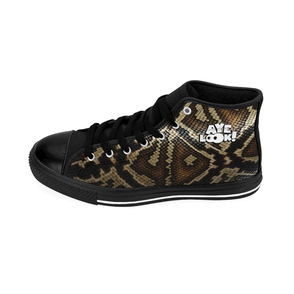 Men's Snake Skin Sneakers