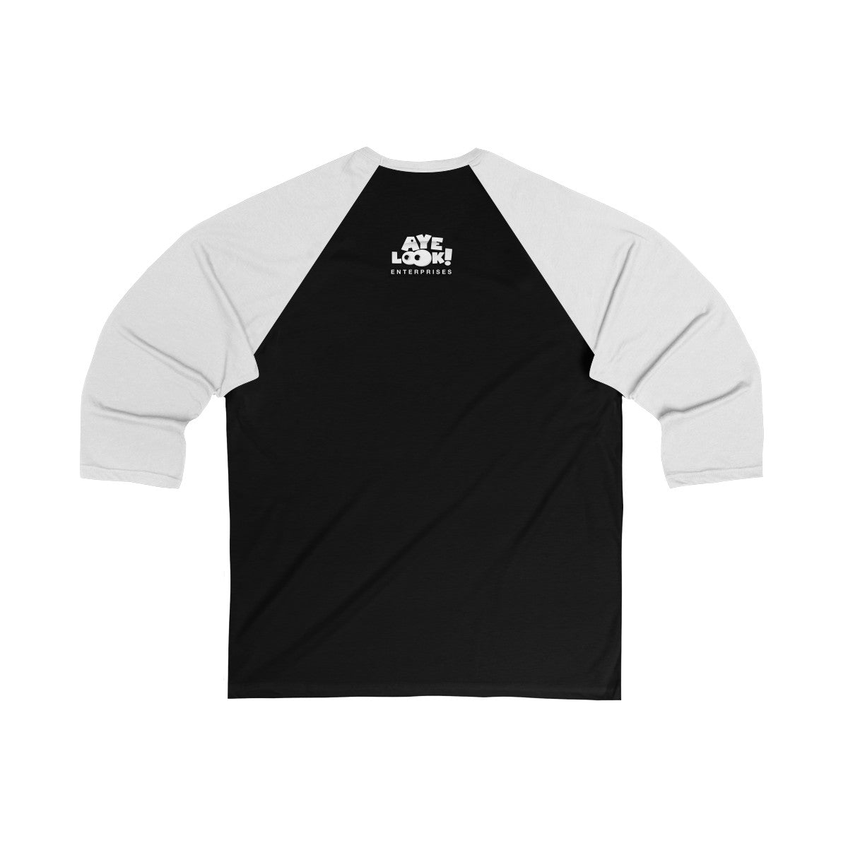 Ayelook Mens/Women 3/4 Sleeve Baseball Tee