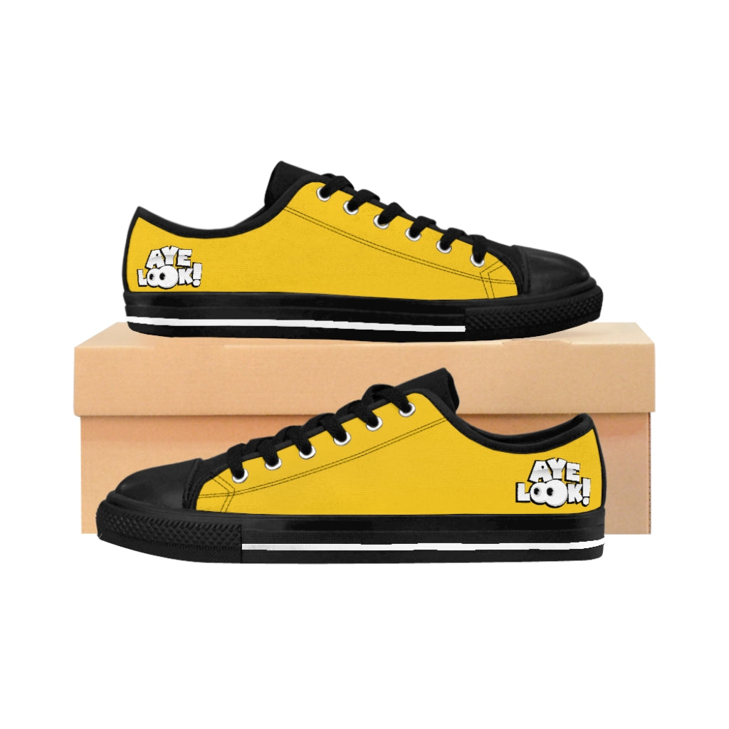 Yellow Flinstone Sneakers