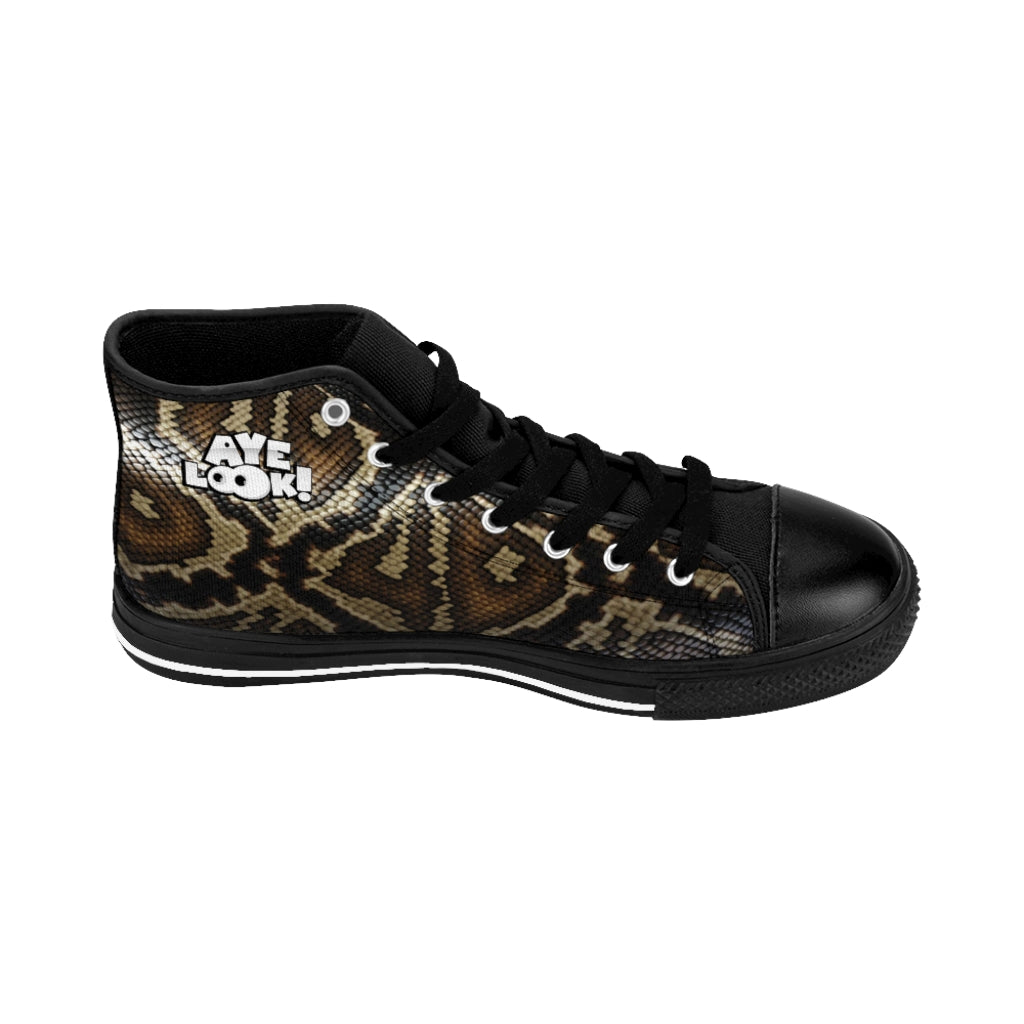 Men's Snake Skin Sneakers
