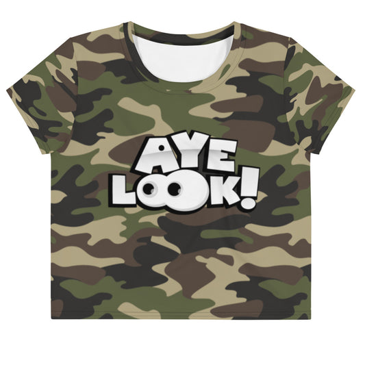 Camo Crop Top