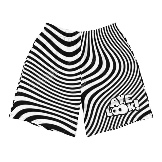Blk/White Athletic Long Shorts