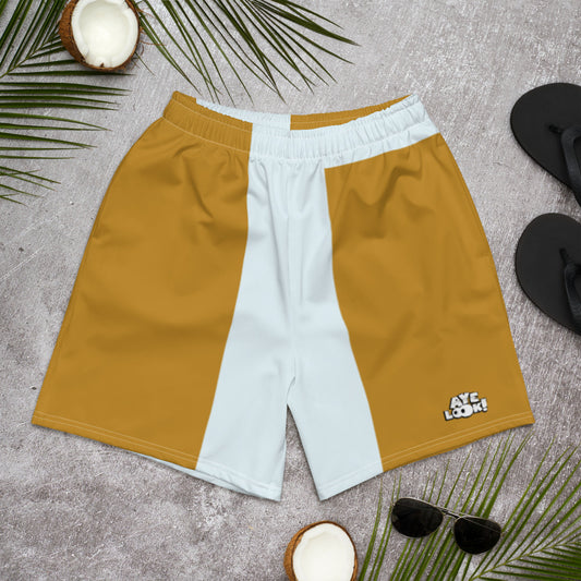 Gold/White Shorts