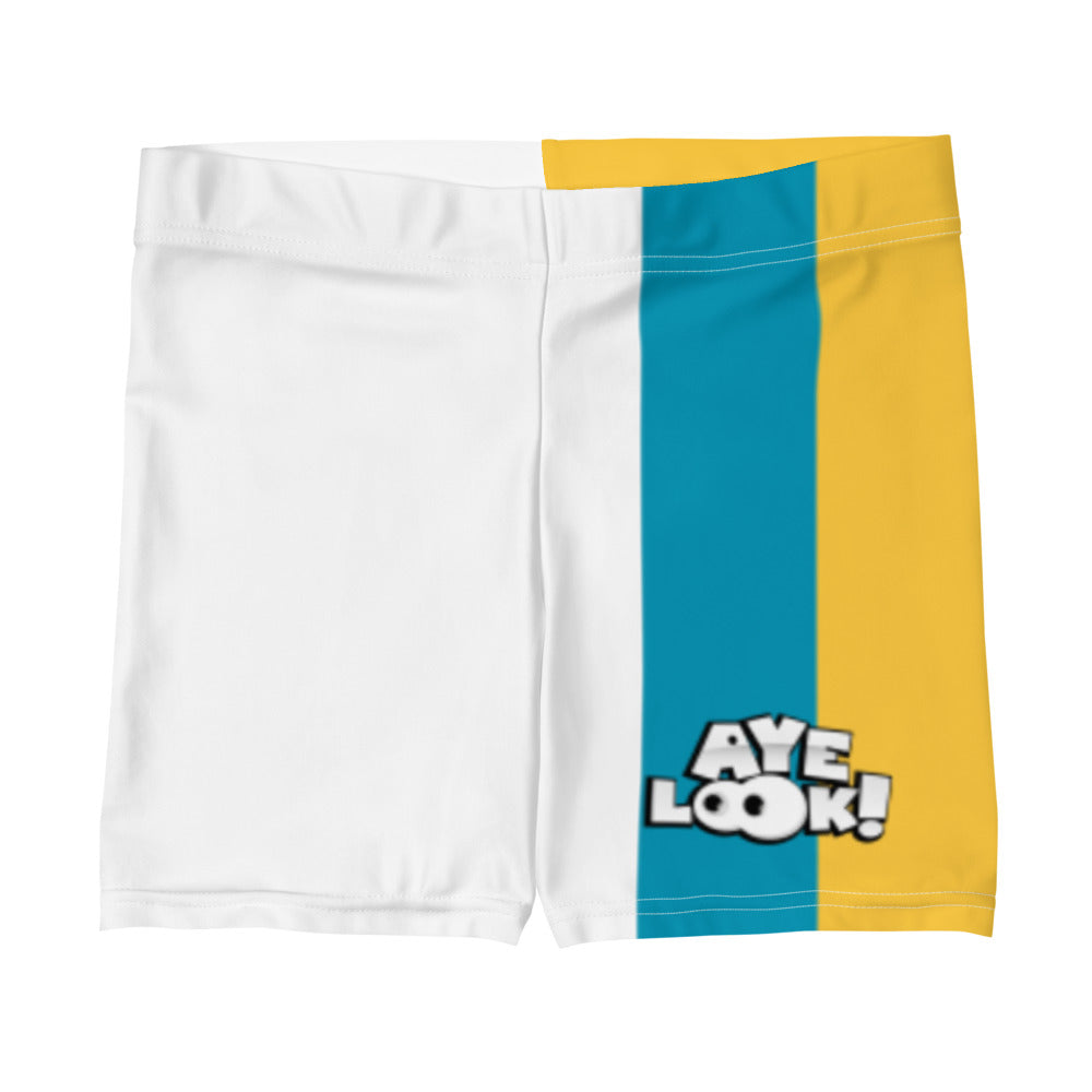 White/Yellow Shorts