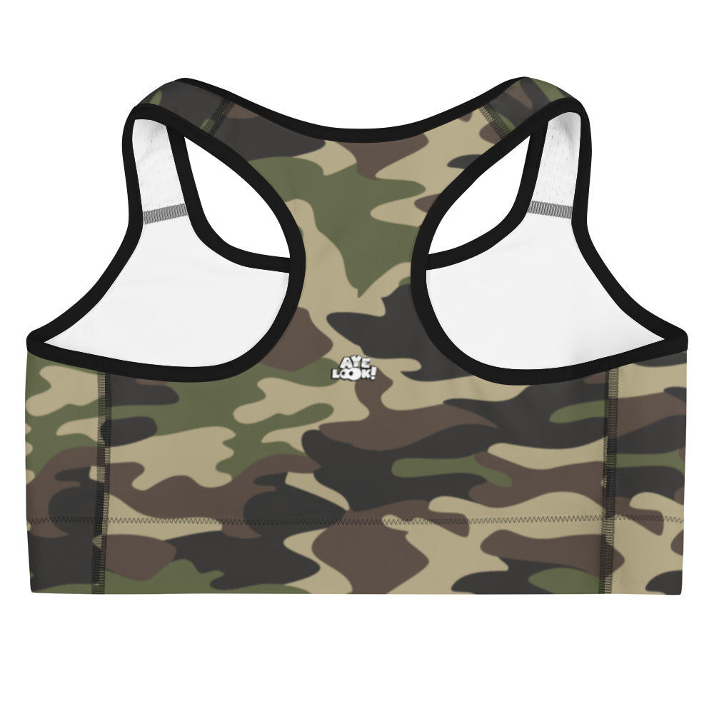Camo Sports bra