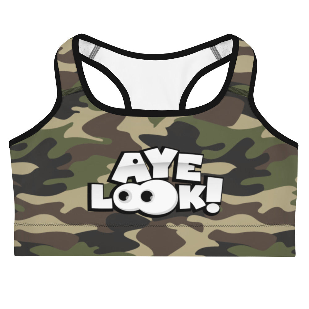 Camo Sports bra
