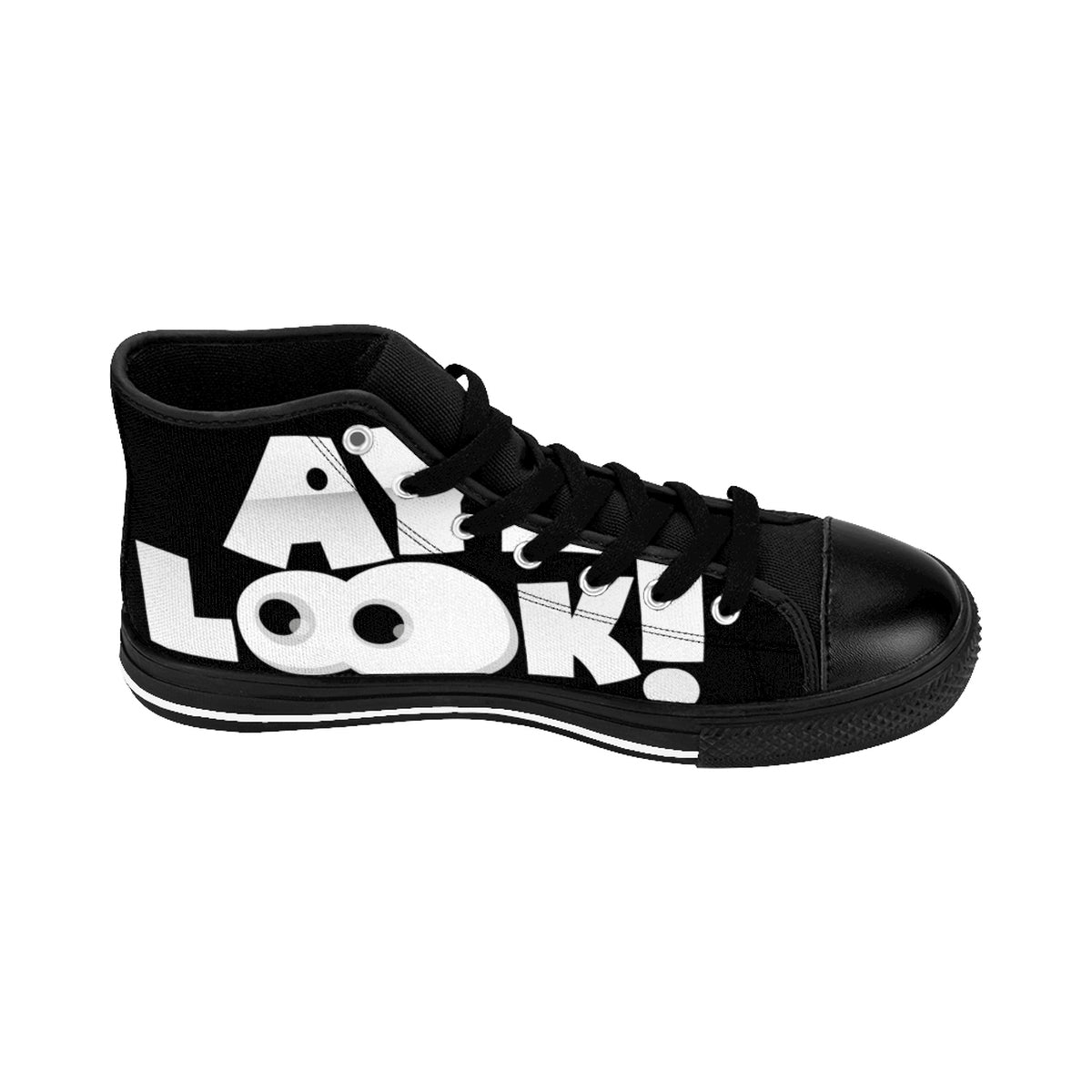 Men's Black High-top Ayelook Sneakers