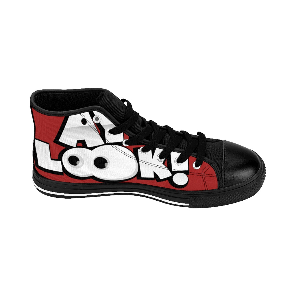 Men's Red High-top Ayelook Sneakers