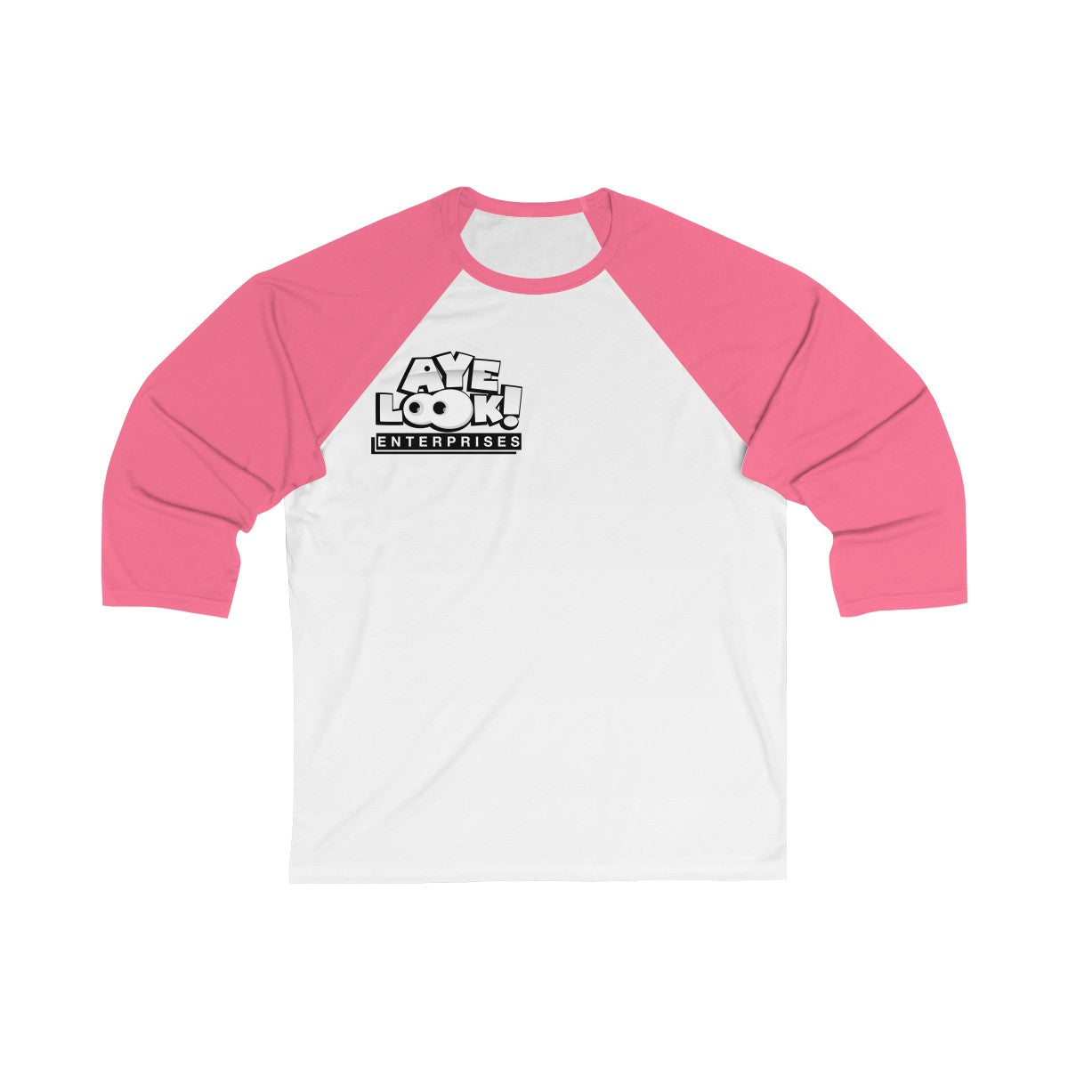 Ayelook Mens/Women 3/4 Sleeve Baseball Tee