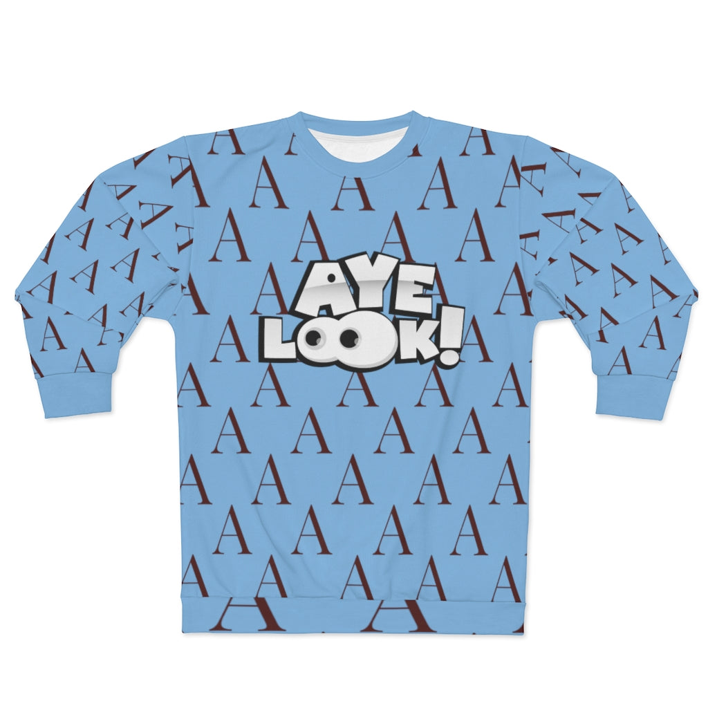 AyeLook Luxe Sweatshirt Skyblue
