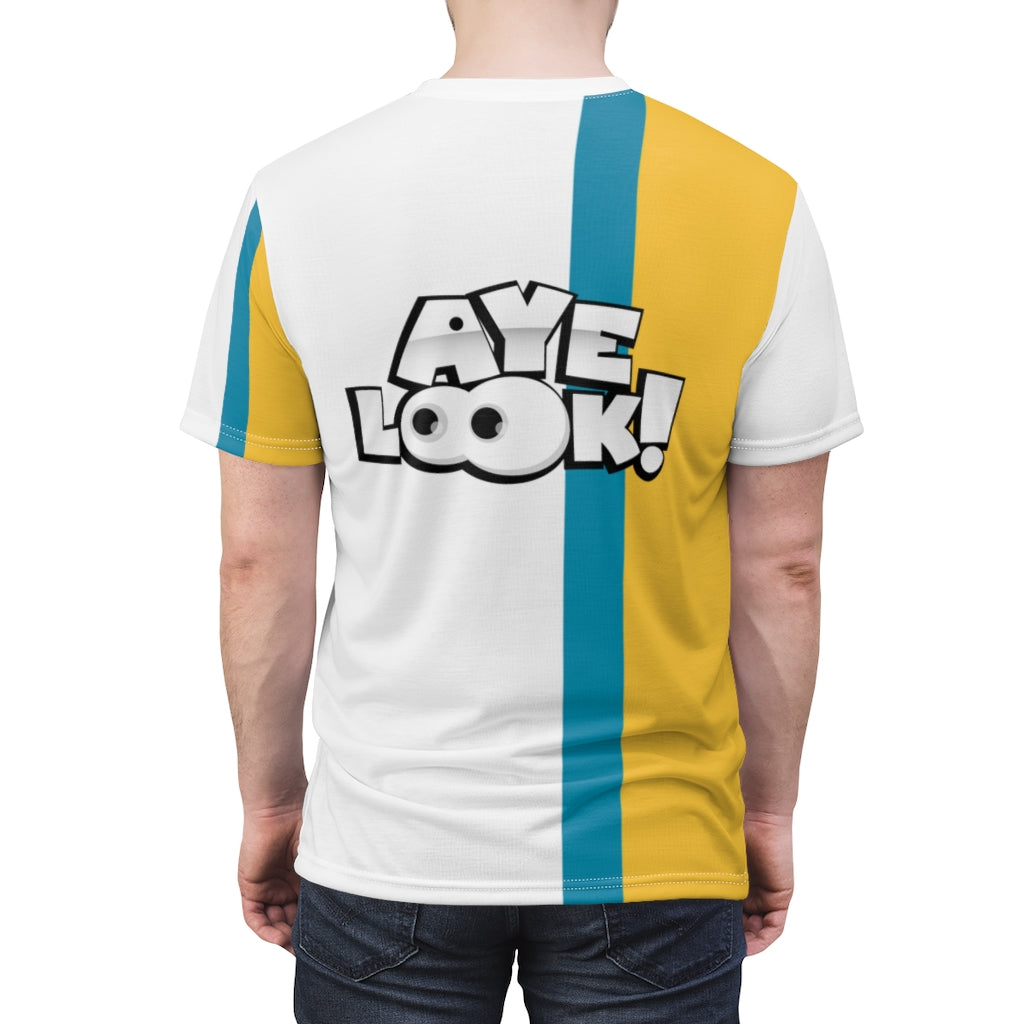 White/Yellow Tee